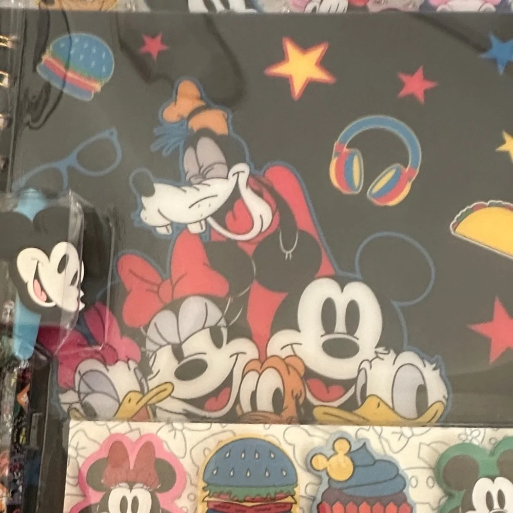 Mickey and Friends Tab Journal Stationery Set NIP